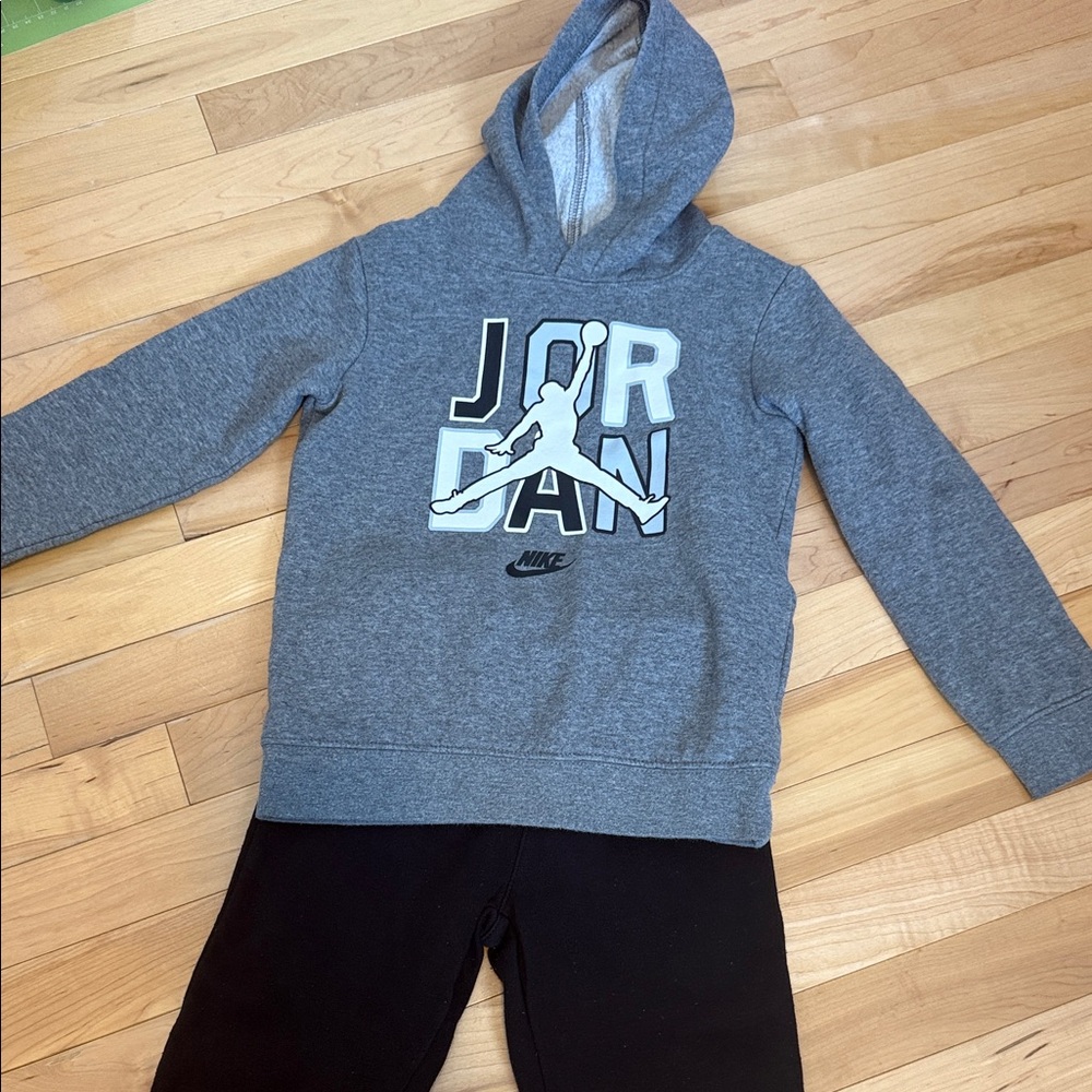 Nike Kids Gray Jordan Hoodie